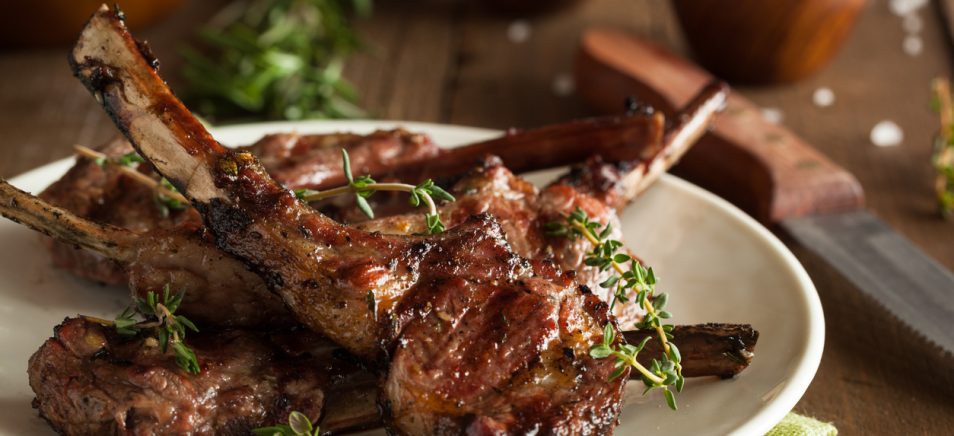 Greek- Style Grilled Lamb Chops